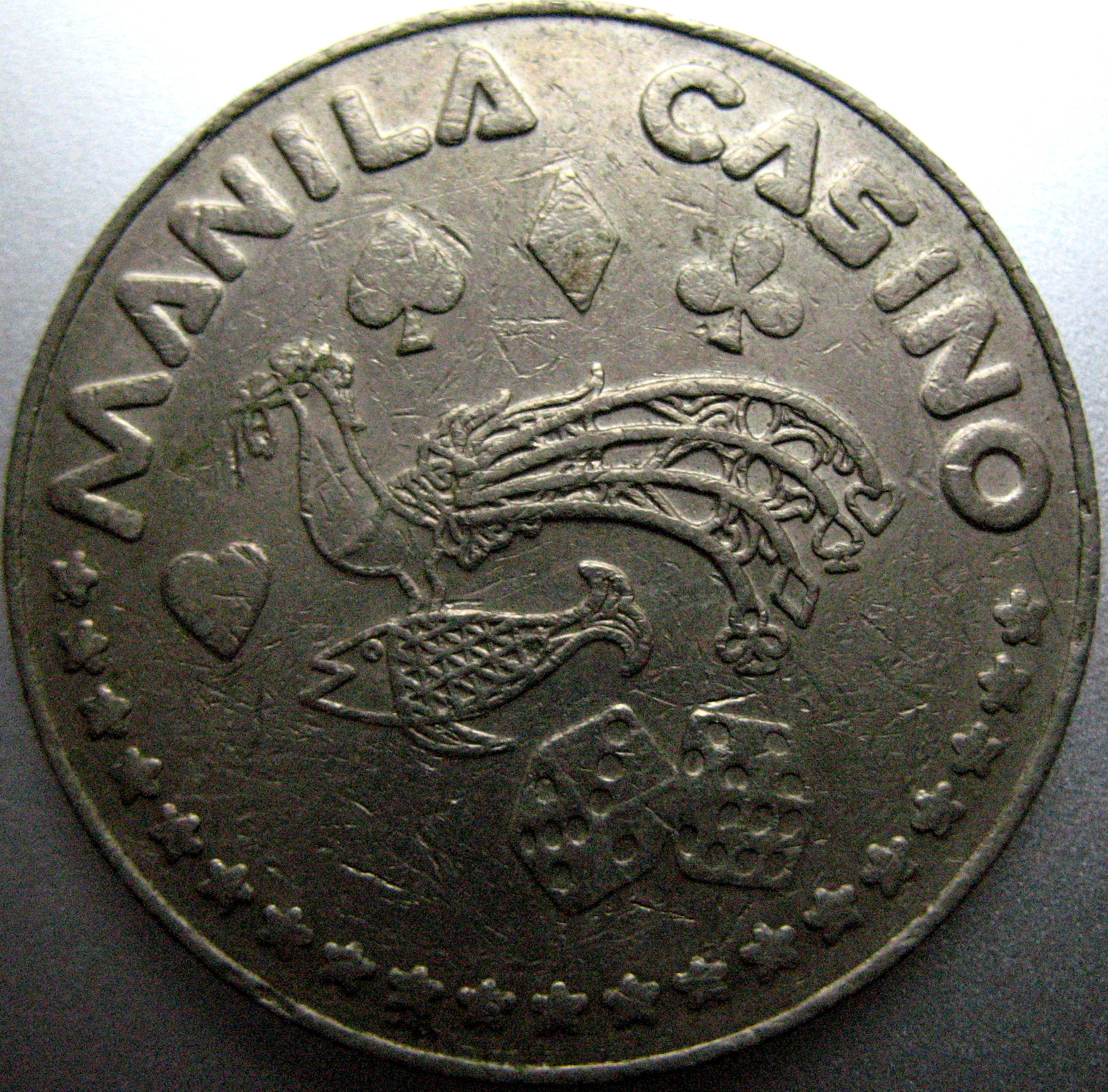 casino filipino coin 1995 price